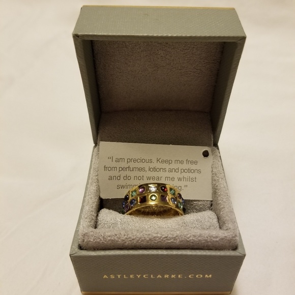 Astley Clarke Multi Station Gem Ring - Brand New - Picture 1 of 8